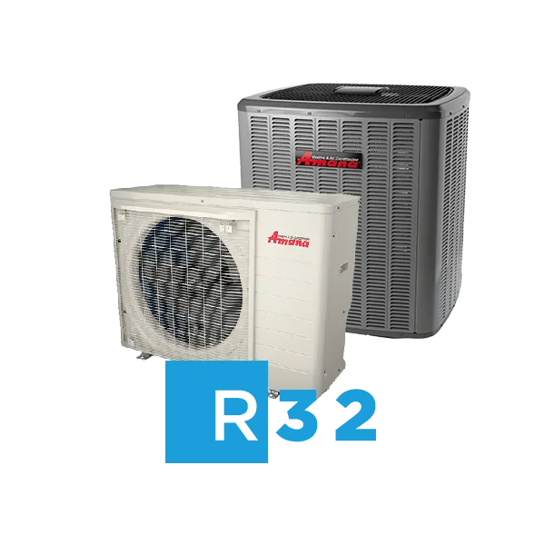 Amana brand R-32 refrigerant outdoor comfort equipment